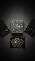 Astrologie Ritualbox mit himmlischen Symbolen