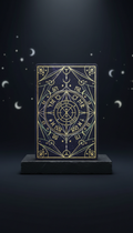 Tarotdeck mit Runen und Goldfolie