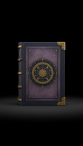Alchemistenjournal mit geprägtem Einband