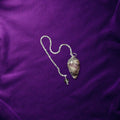 Pendel, Amethyst mit silberner Kette